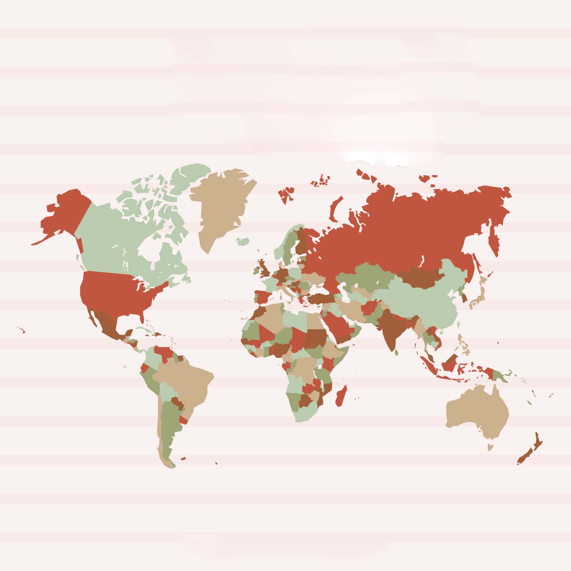 World map showing AfriPure Salt global export network